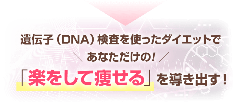遺伝子ダイエットのイメージ