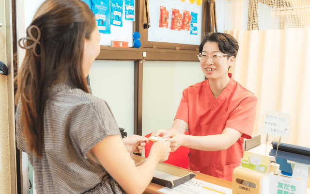会計・次回のご予約